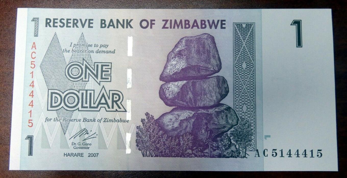 Zimbabwe Note Lot UNC Condition - b