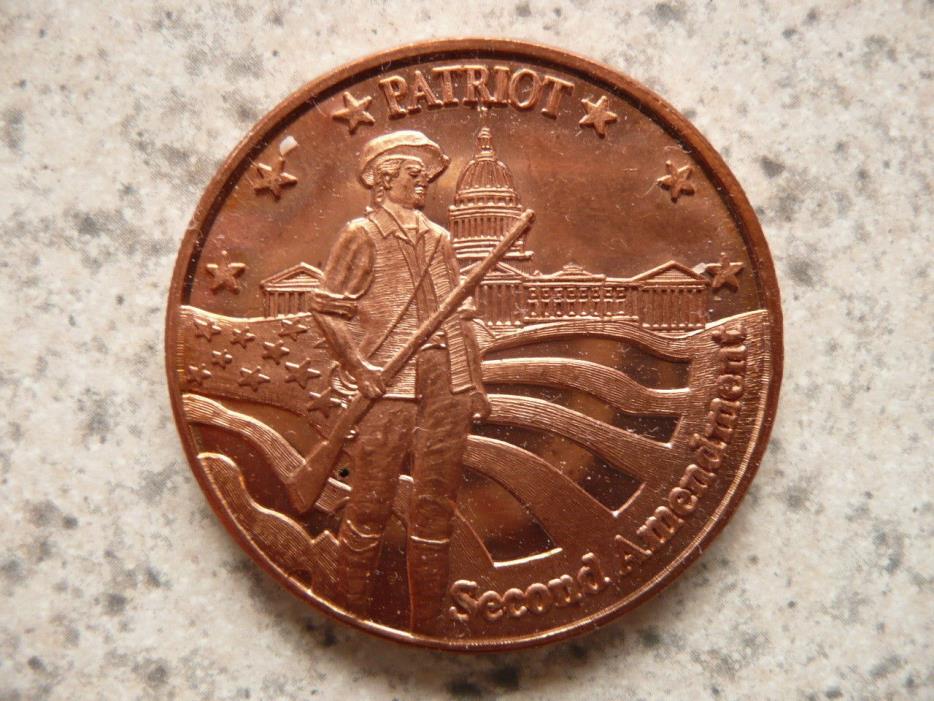 Patriot 1 oz, .999 Copper Coin