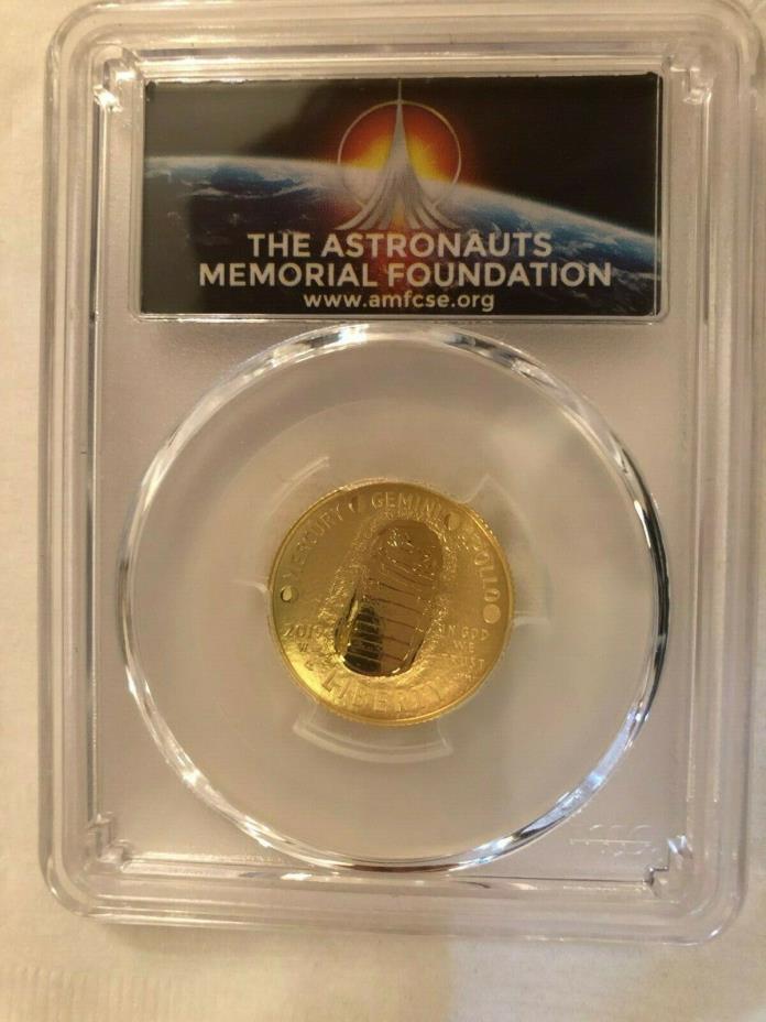 2019 W $5 PROOF Gold Coin Apollo 11 50th Anniversary PCGS PR70 DCAM First Strike