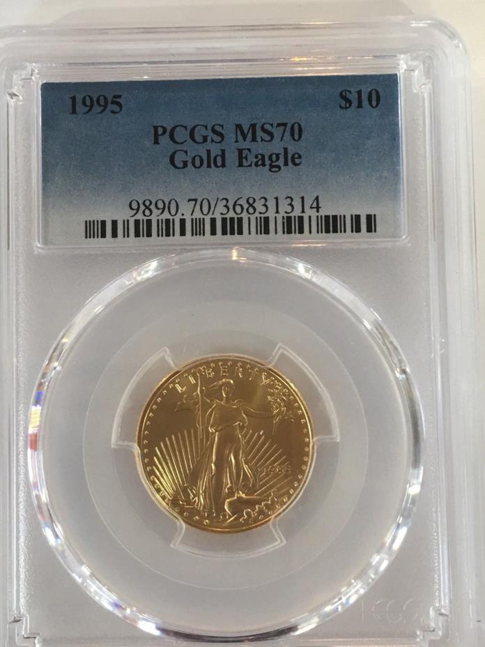 1995 Gold Eagle $10 PCGS MS70