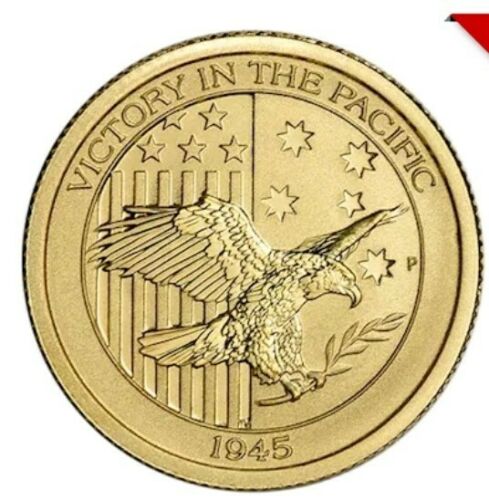 1/10 oz Australian Victory In The Pacific Gold Coin (BU)