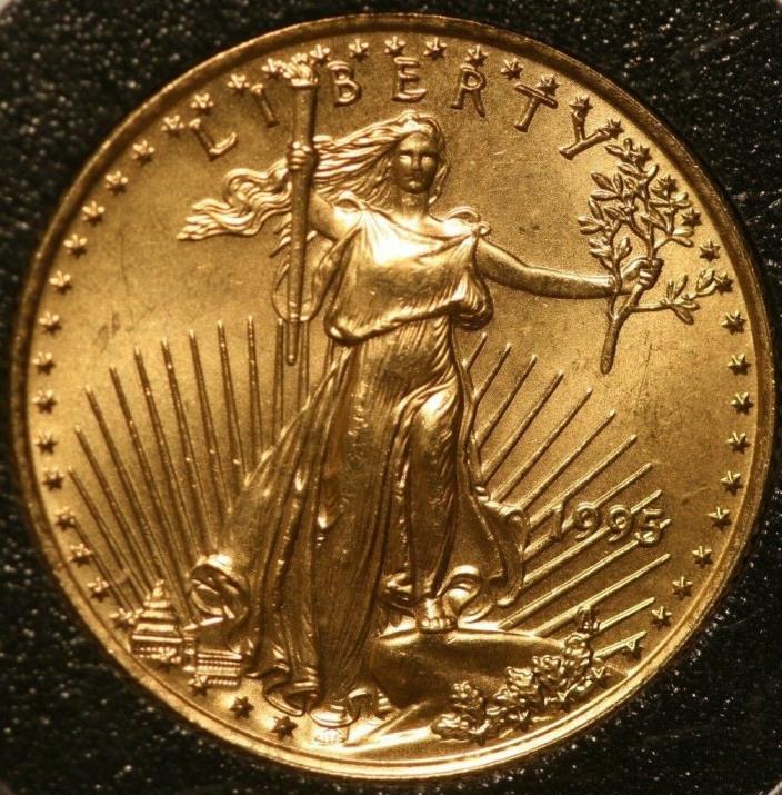 1995 $10 American Gold Eagle 1/4 oz. Fine Gold