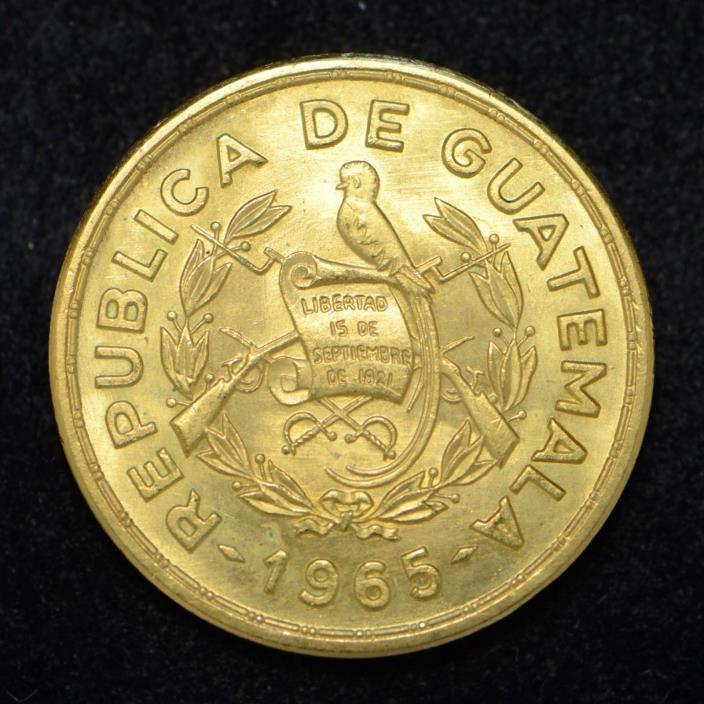 1965 Guatemala Tecun Uman 1/4 oz Gold BU+ (cn6103)