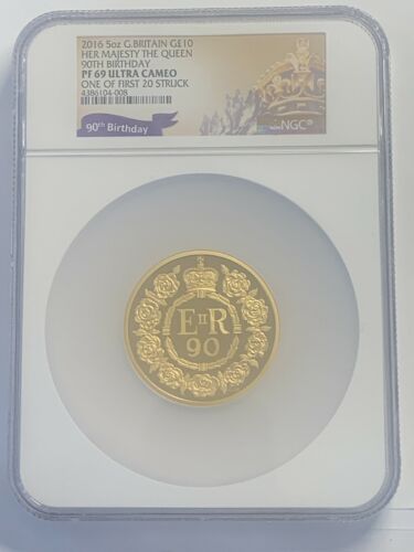 2016 5oz Great Britain Her Majesty The Queen 90th Birthday