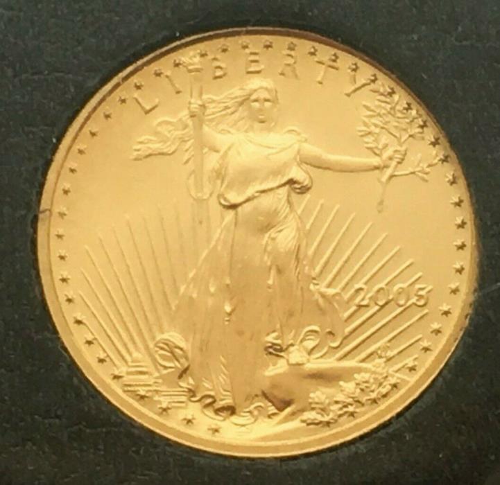 2005 GOLD AMERICAN EAGLE FIVE $5 DOLLAR COIN