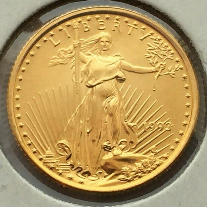 1993 GOLD AMERICAN EAGLE FIVE $5 DOLLAR COIN