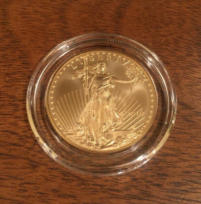2016 1 oz Gold American Eagle $50 Coin BU