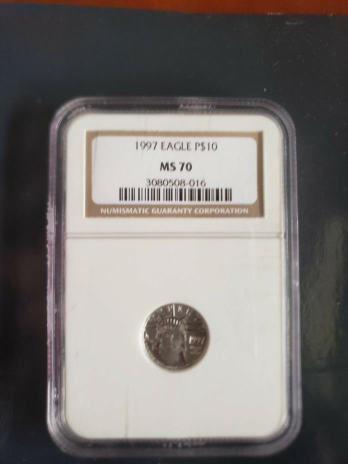 1997 P $10 EAGLE MS 70 PLATINUM