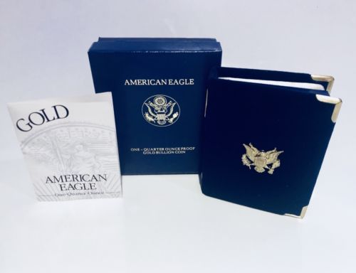 1998 W $10 1/4oz Proof American Eagle Gold Bullion Coin w/ Mint Packaging