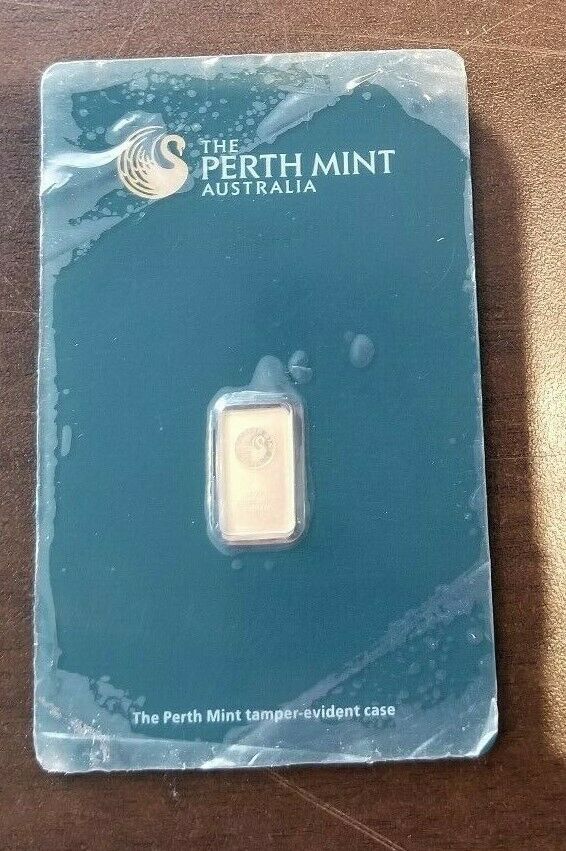 Perth Mint 1 Gram .999 Gold Bar In Assay Card