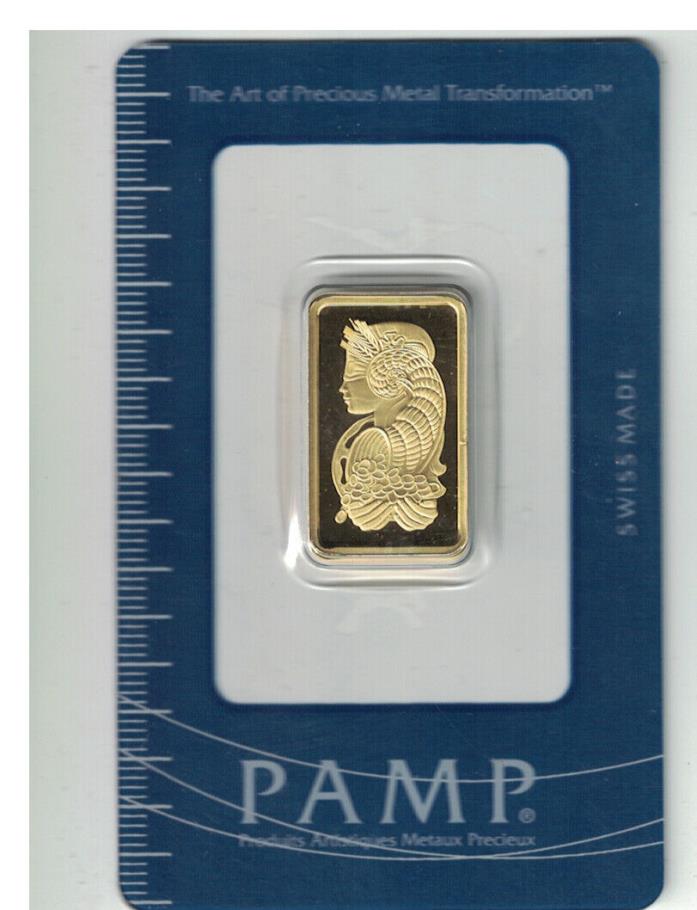 10 gram Gold Bar PAMP Suisse Lady Fortuna