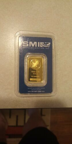 10g gold bar metal fineness .99999 sunshine mintings
