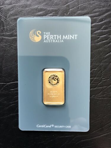 10 Gram Gold Bar From Perth Mint Sealed In Assay