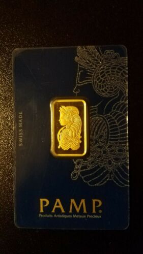 PAMP Suisse Lady Fortuna 10 g gram .9999 Gold Bar Bullion SEALED In Assay