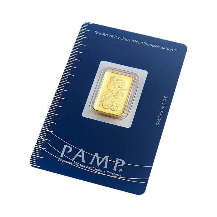 PAMP Suisse 5g Fine Gold Bar, 999.9, Swiss Made