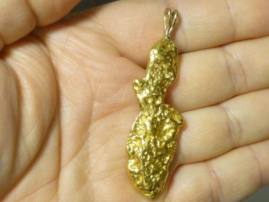 Large Gold Natural Nugget Gorgeous 44.425 Grams Very Rare