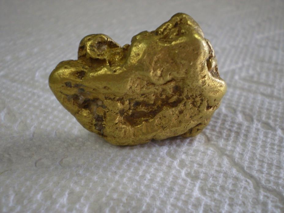 Gold Nugget 102 Grams 22K+ Natural Large Solid Unique Shape Gem YUKON Find