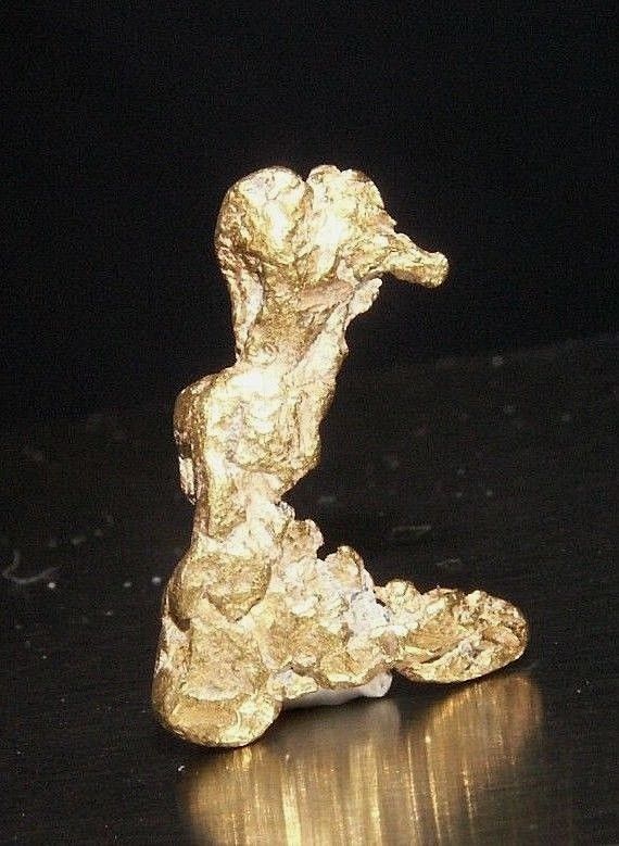 Genuine Natural Gold Nugget from Atlin, BC,  1.87 Grams