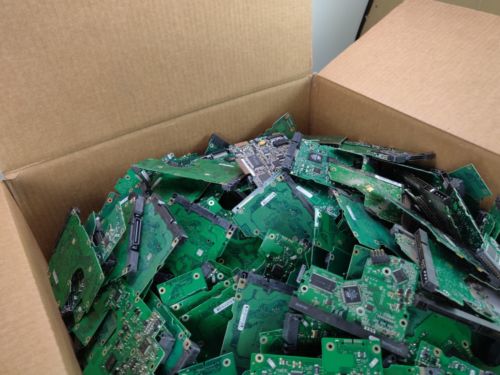 Over 50 Lbs of Scrap Hard Drive Boards