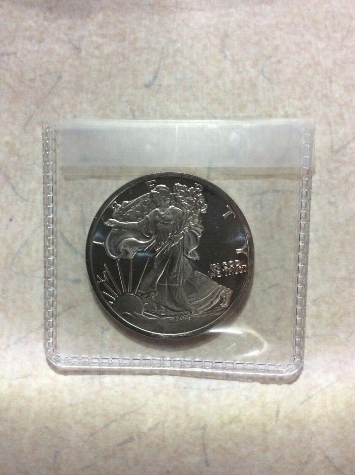 Walking liberty Bullion Nickel Ni Metal .995 Fine 1/2 oz coin