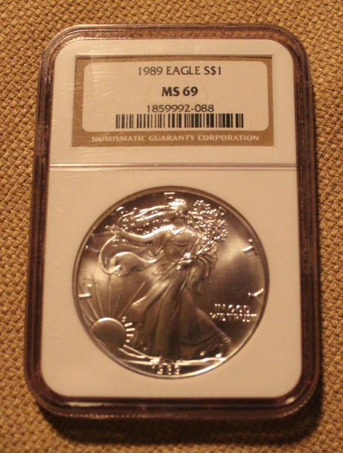 1989 Silver American Eagle (NGC MS-69)