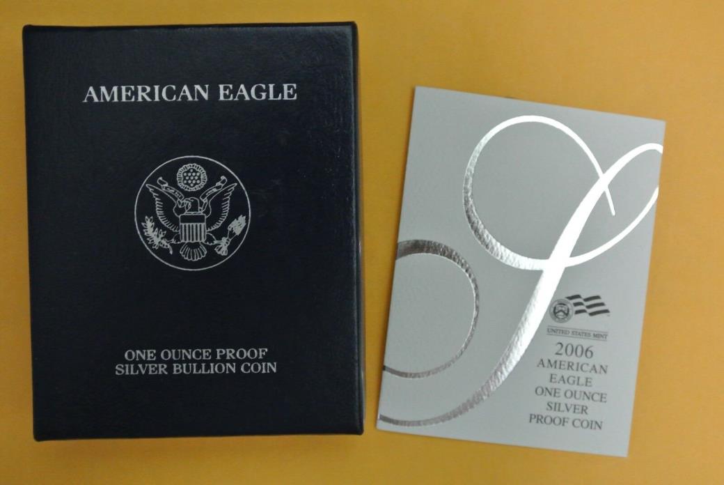 2006-W 1 oz Proof Silver American Eagle (w/Box & CoA) #9