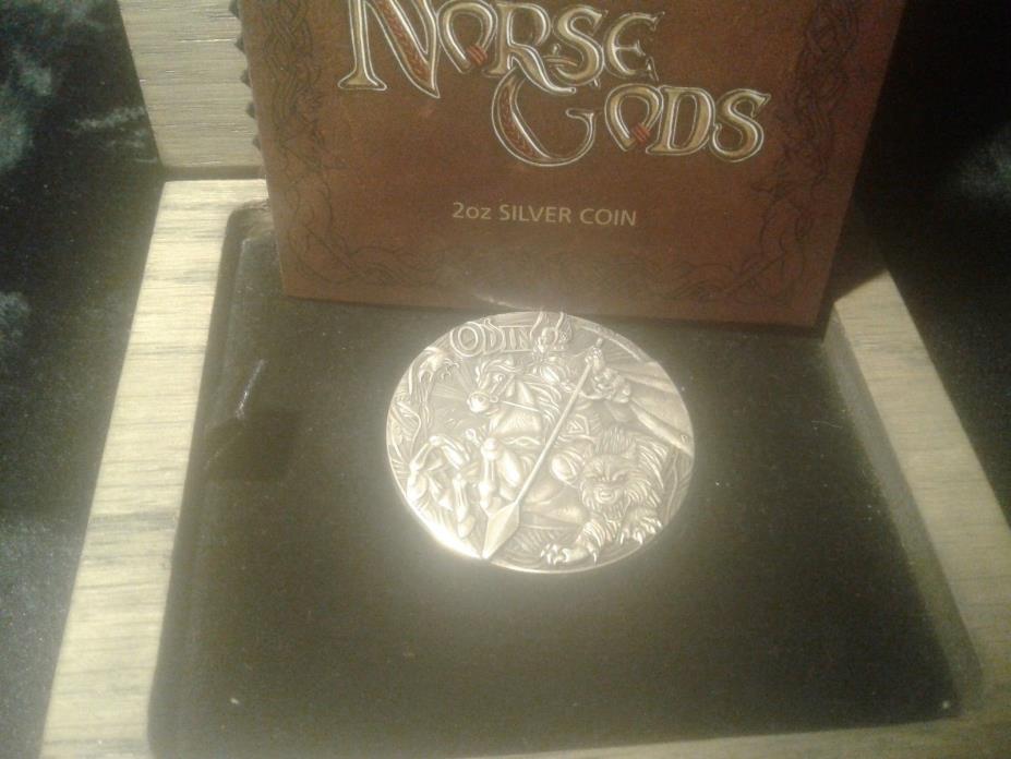 Odin Perth Mint 2 oz 2016 silver coin