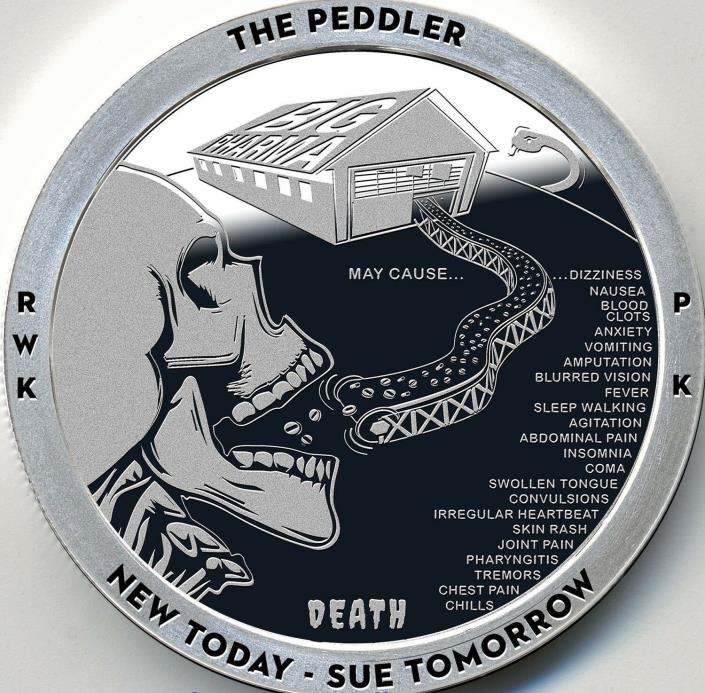1oz .999 Silver Proof - The Peddler - Only 200 Minted!