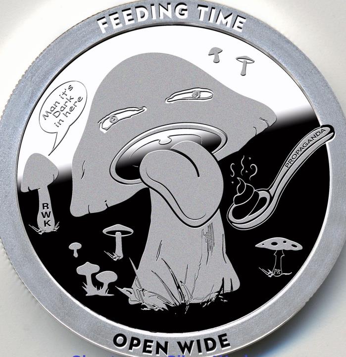 1oz .999 Silver Proof - Feeding Time - Only 200 Minted!