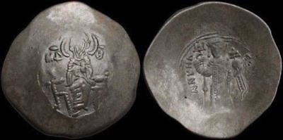 Manuel I Comnenus Billon Trachy, 1143-1180 A.D. 30mm, 4.08g