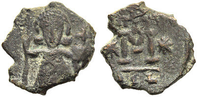 FORVM Very Rare Byzantine Philippicus Bardanes Follis Syracuse SB 1460A