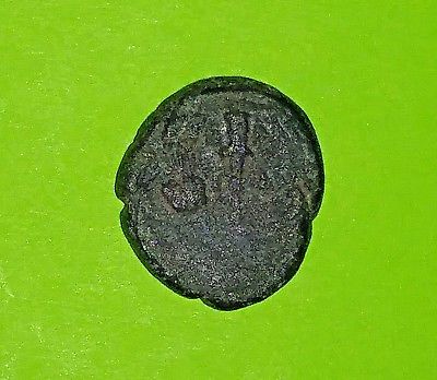 Elaea Aeolis 200BC ancient GREEK COIN torch corn wreath Demeter g old treasure