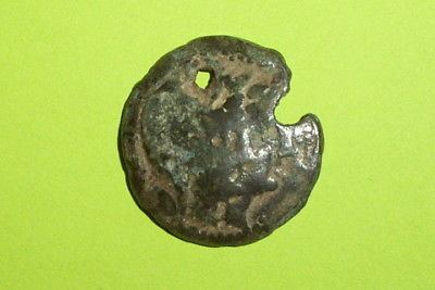 Scythian King Akrosa 180 BC authentic ancient GREEK COIN jugate heads corn good