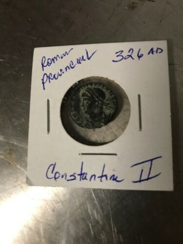 Roman Coins, Constantine II Antioche 326- 327 AD AE  VF