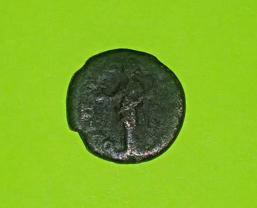 Septimius Severus 193 AD Pautalia Thrace HERA scepter patera ROMAN COIN old VG