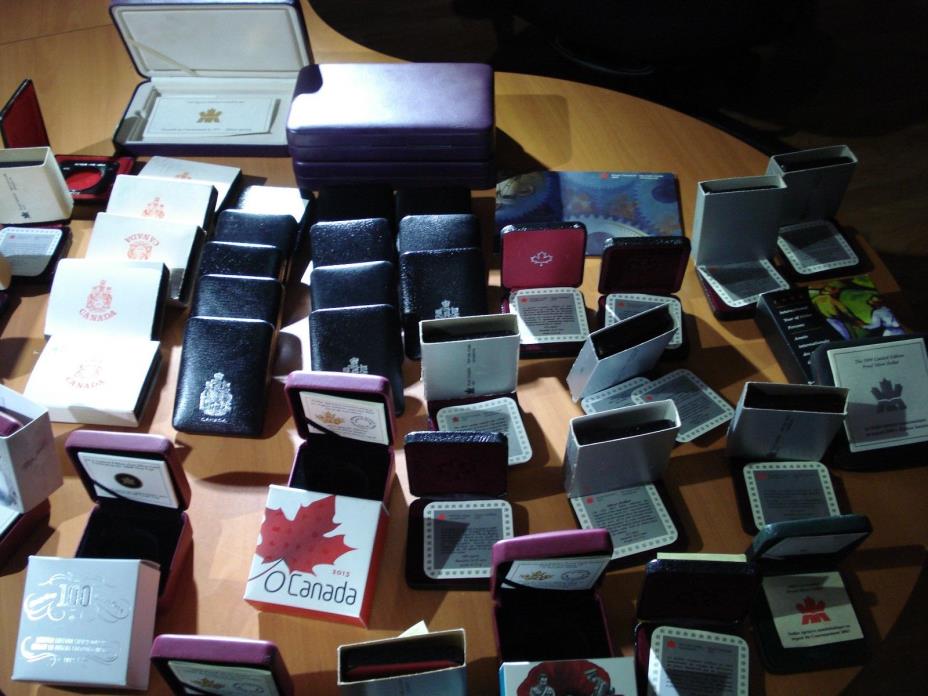 Huge Dealer Lot of 48 Empty Case RCM Product with COA, NO COINS !