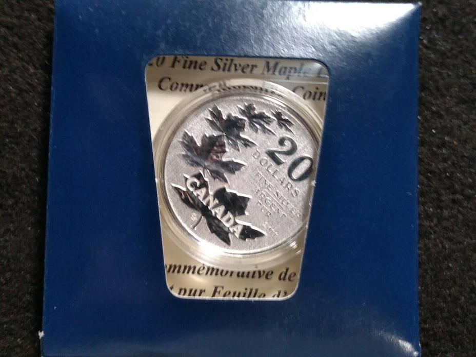 2011 Twenty Dollar Silver coin Maple leaf