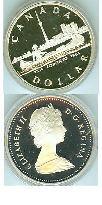 1984 PROOF TORONTO SESQUICENTENNIAL DOLLAR