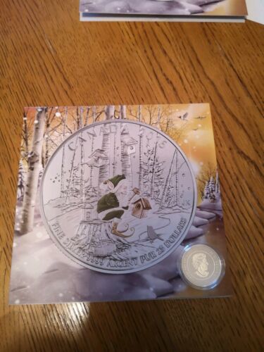 2016 Woodland Elf $25 Pure Silver Coin .9999 Fine +COA