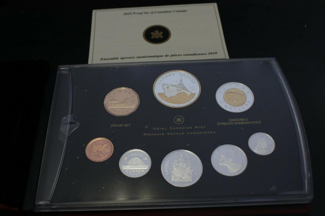 2010 Canada Proof set 100TH ANNIVERSARY OF THE CANADIAN NAVY