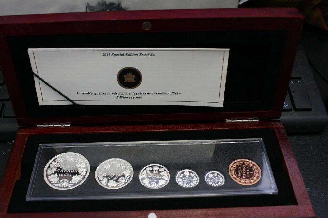 Canada 2011 Special Edition Proof set 100th Anniversary of the 1911 Dollar