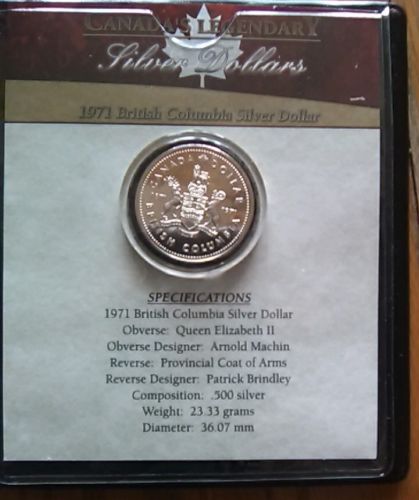 1971 Canadian Proof Silver Dollar