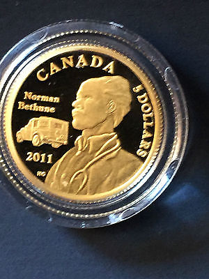 2011 Canada $5 1/10oz. Norman Bethune Pure Gold Coin  RCM# 113856