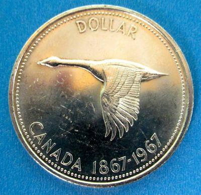 1967 Canada Silver One Dollar Coin