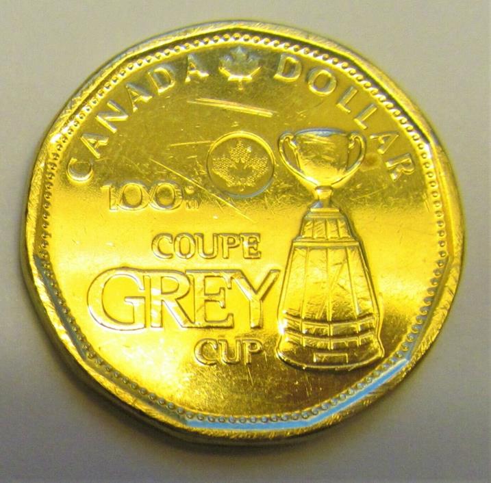 2012 CANADA GREY CUP  LOONIE  - combined shipping