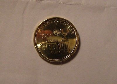100TH ANNIVERSARY OF THE GREY CUP 2012 LOONIE COIN FROM BANK ROLL (L10)