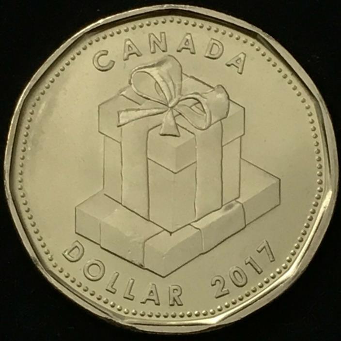 Special Loonie - Canada Mint Set 2017 Happy Birthday 1 Dollar Coin, UNC