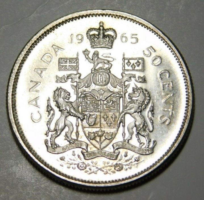 Canada 1965 50 cents Coin