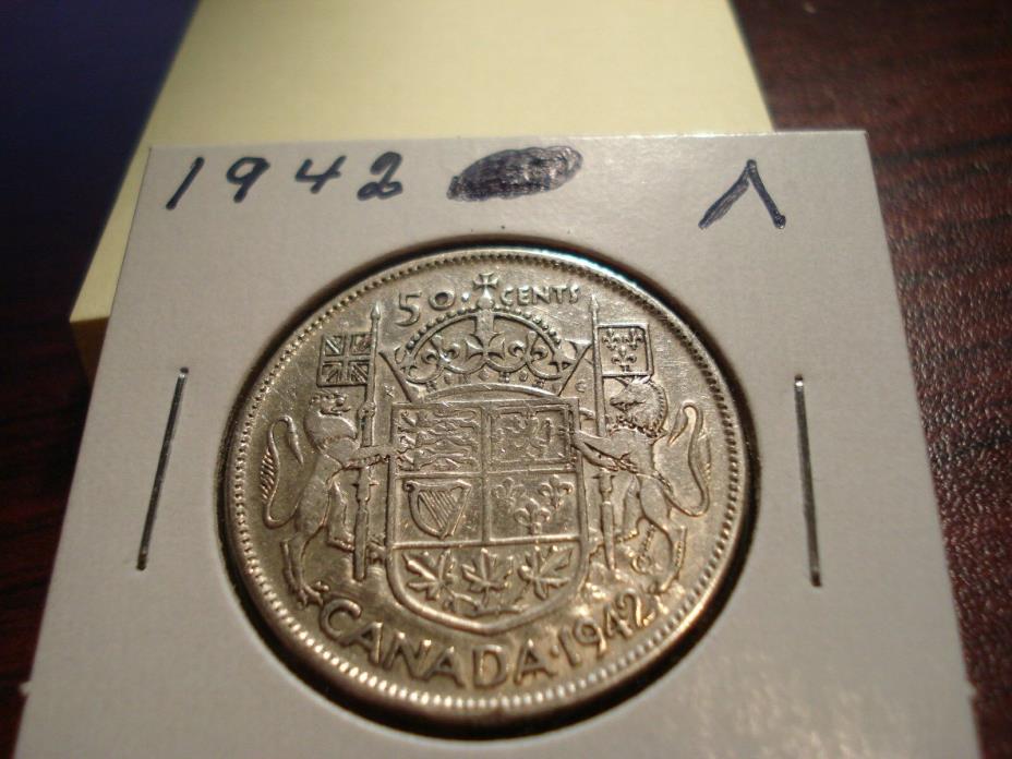 1942 - Canada - Silver 50 cent - Canadian half dollar
