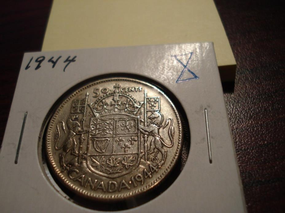1944 - Canada - Silver 50 cent - Canadian half dollar